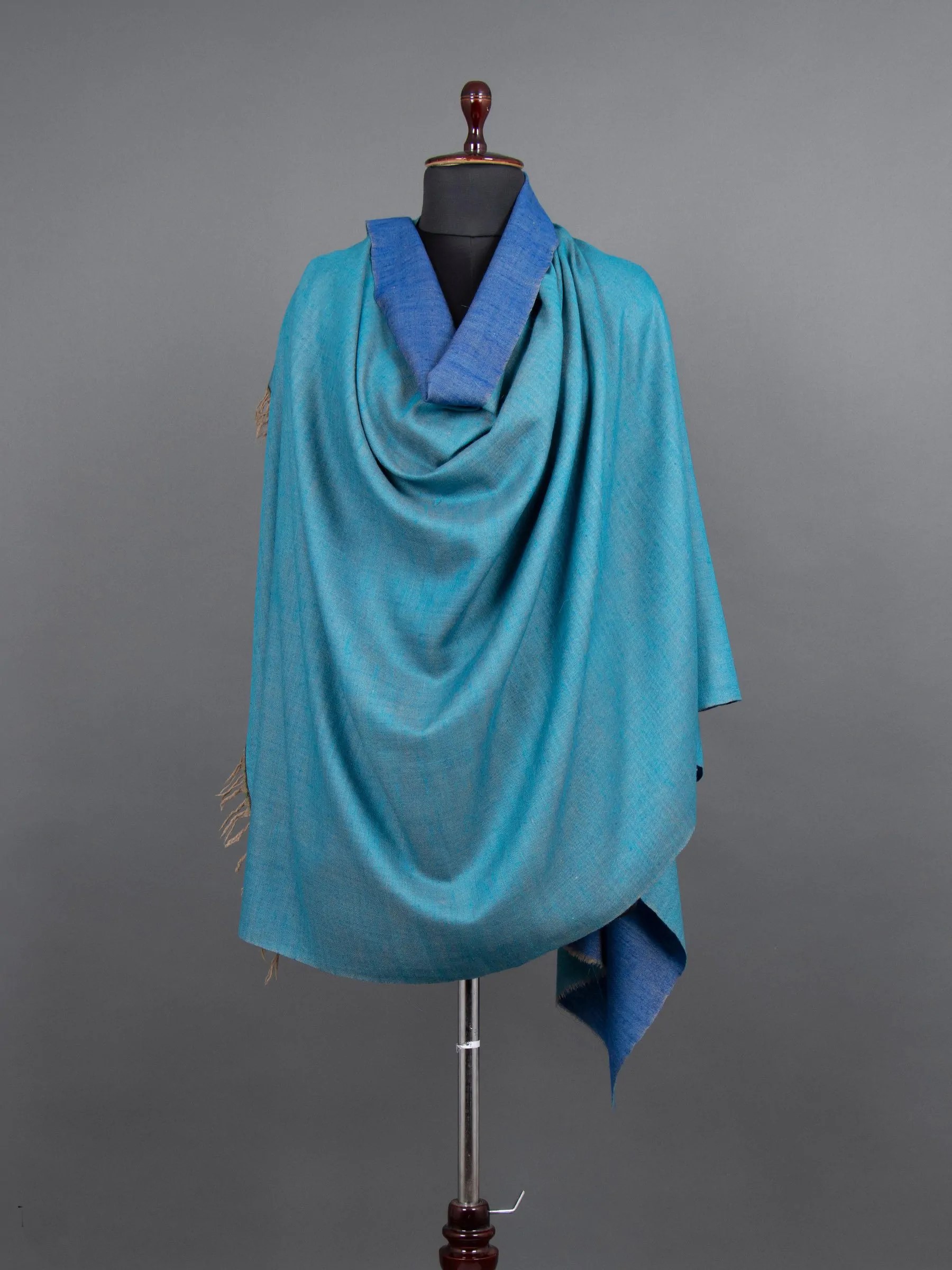 Aqua Fusion Dual-Shade Pashmina Shawl