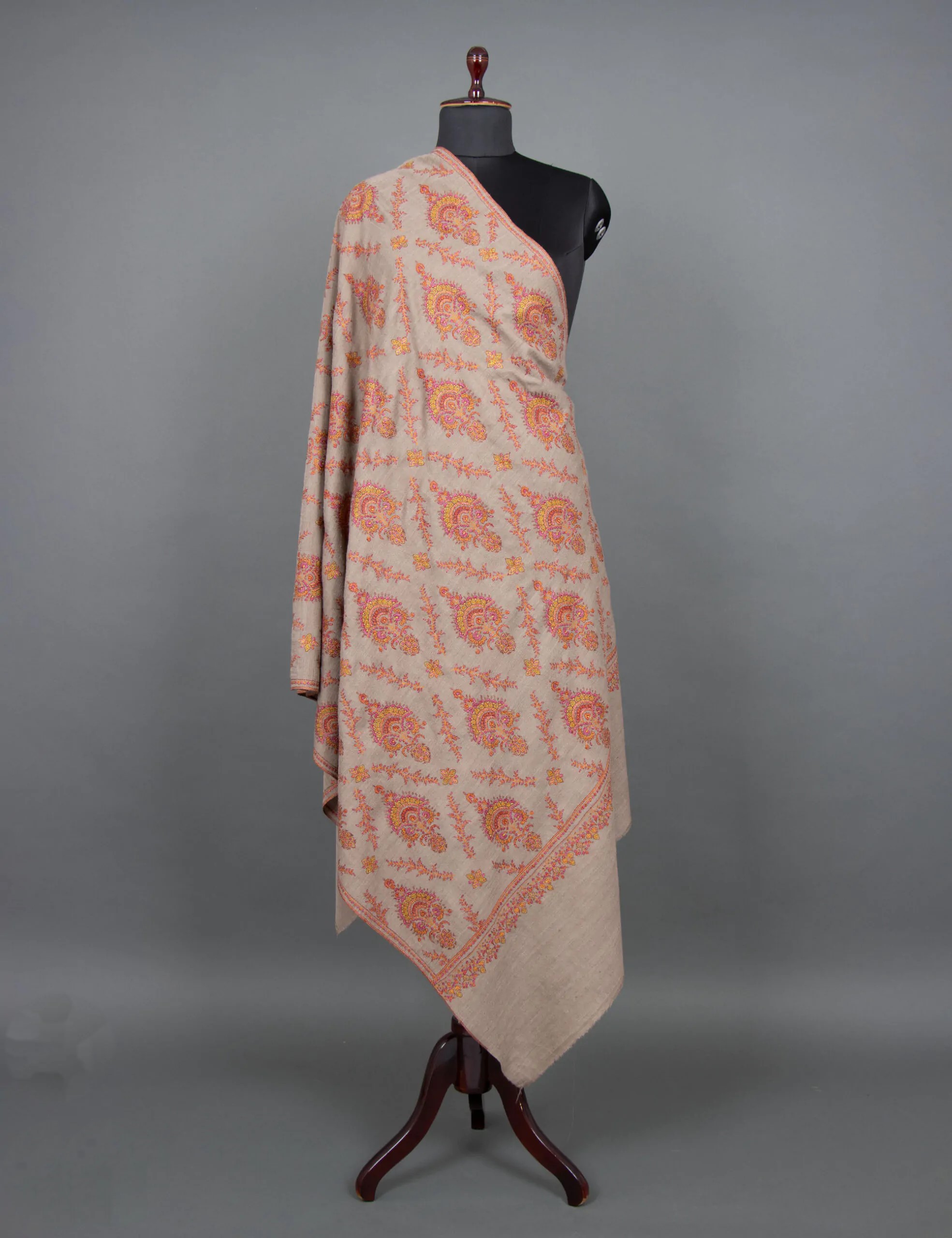 Dal Lake Drift Handwoven Jamawar (Jamawar Pashmina)