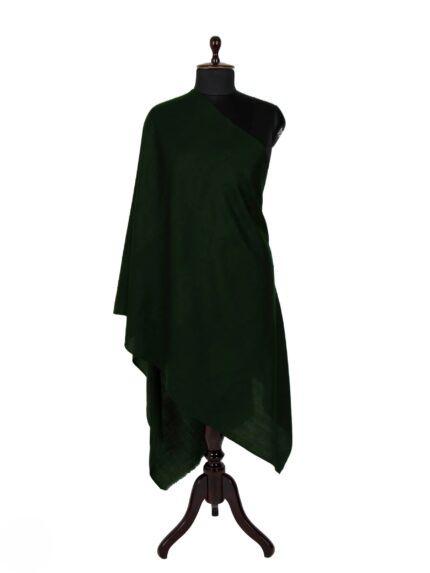Bottle Green Woolen Stole