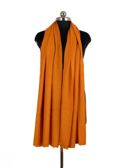 Meteor Orange Pashmina Stole